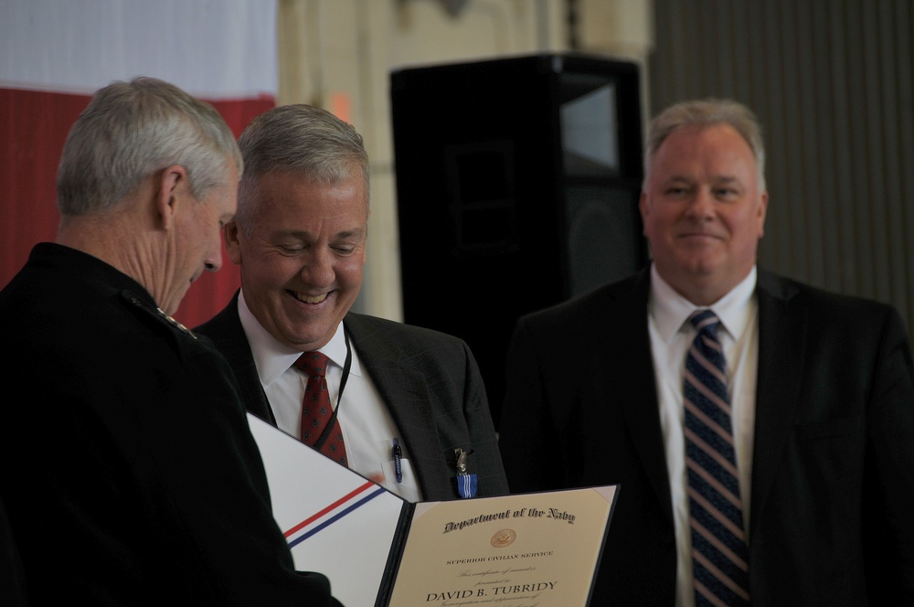 Tubridy Earns U.S. Navy Superior Civilian Service Award