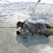 Service members battle icy conditions in cold-water immersion training at Fort McCoy