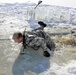 Service members battle icy conditions in cold-water immersion training at Fort McCoy