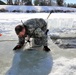 Service members battle icy conditions in cold-water immersion training at Fort McCoy