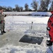 Service members battle icy conditions in cold-water immersion training at Fort McCoy
