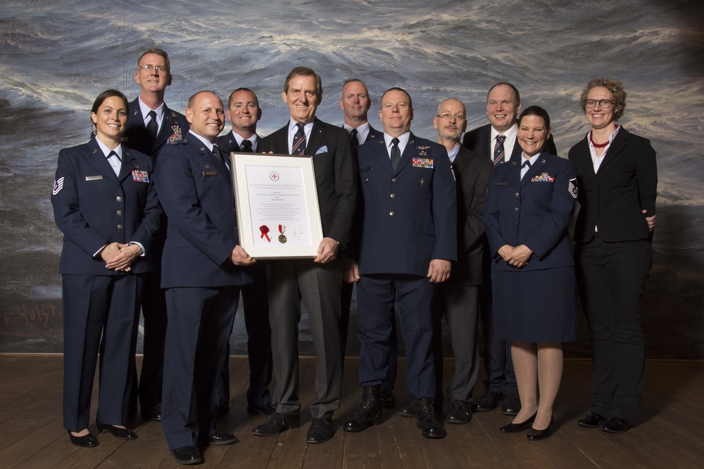 Reserve wing receives prestigious German Maritime Search and Rescue award