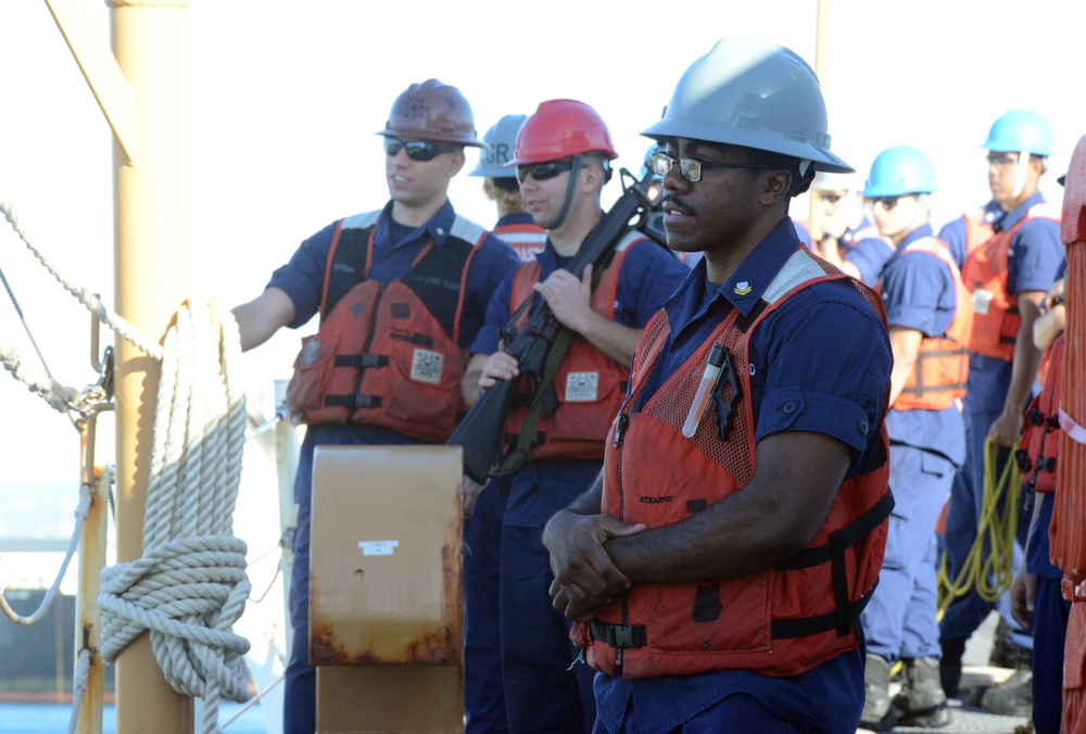 Coast Guard Cutter Sherman returns home from Bering Sea, final deployment