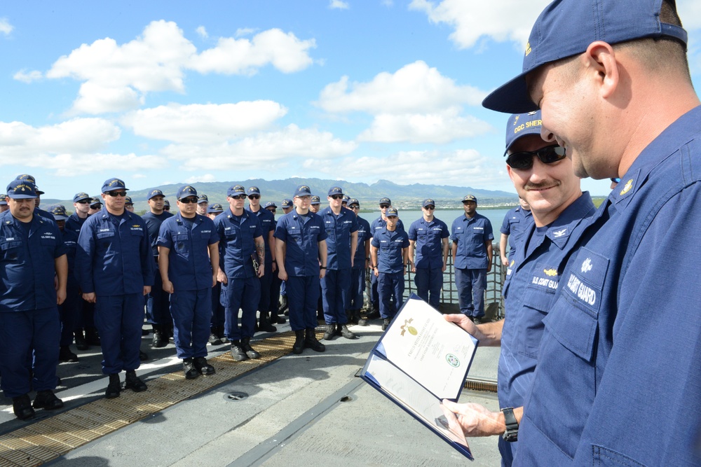 Coast Guard Cutter Sherman returns home from Bering Sea, final deployment