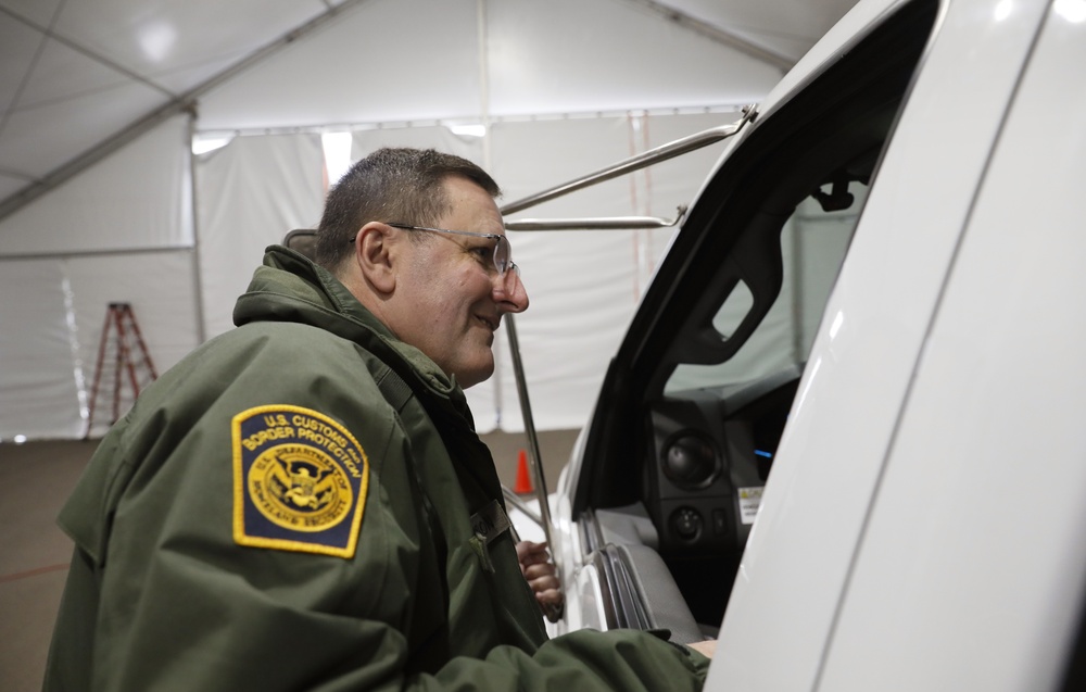 CBP conducts non-intrusive inspections prior to Super Bowl LII