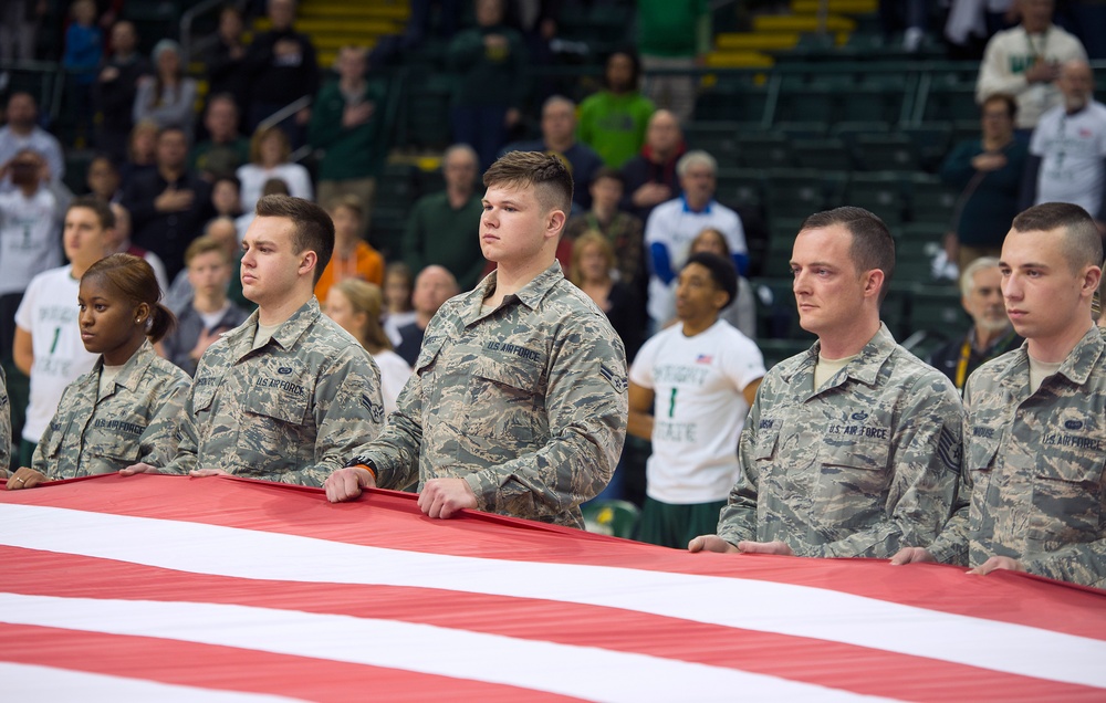 Wright State Military Appreciation Night