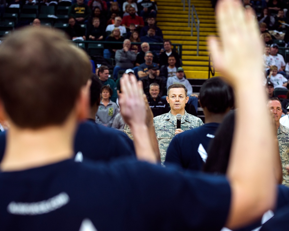 Wright State Military Appreciation Night