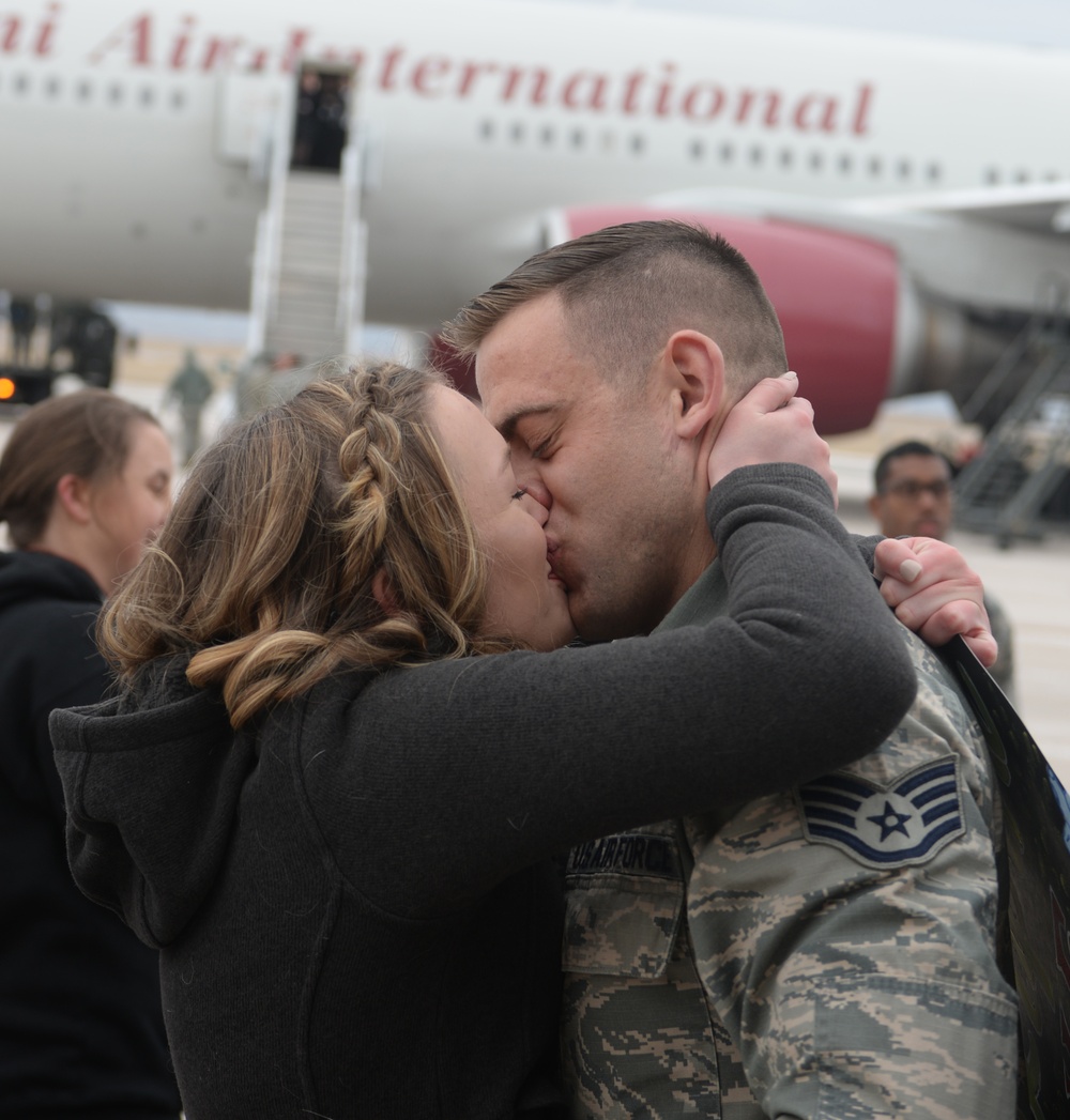 Ellsworth Airmen return home from six-month deployment