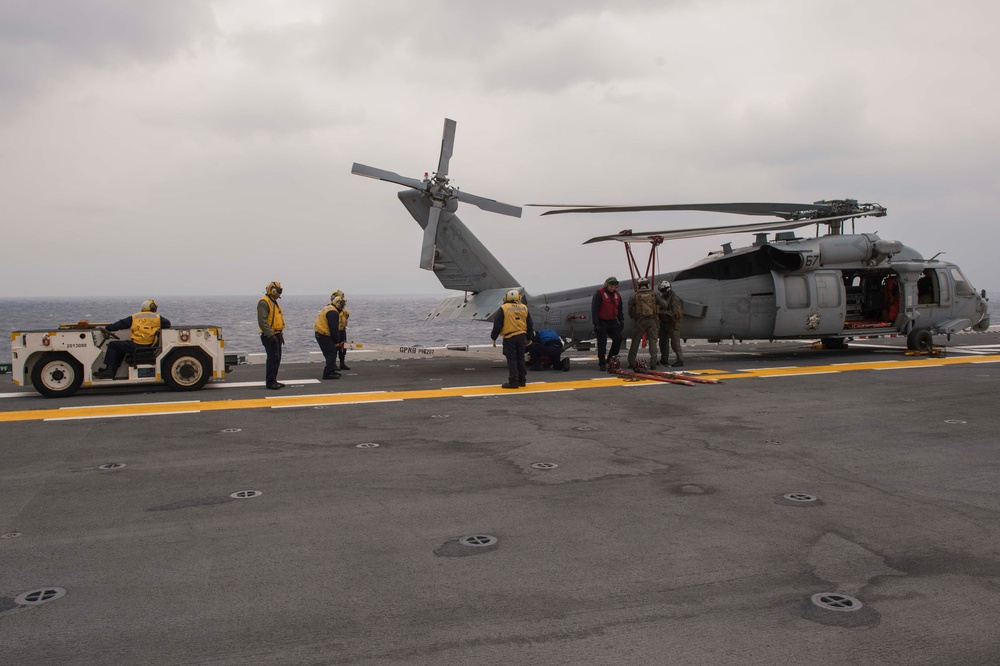 USS Bonhomme Richard (LHD 6) Conducts Flight Operations