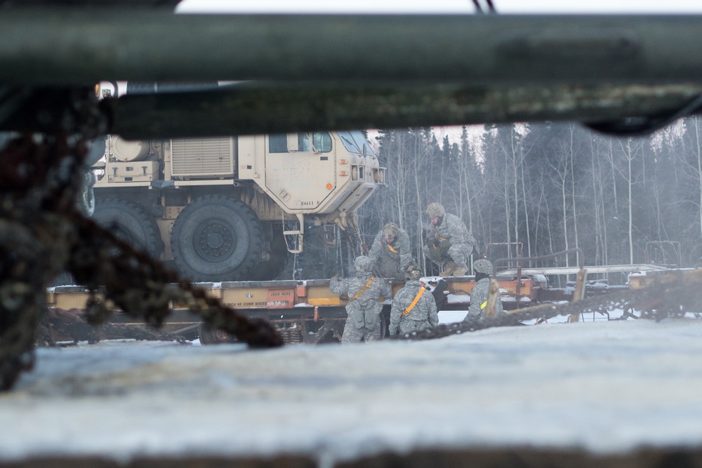 Arctic Wolves Conduct Railhead Operations at JBER