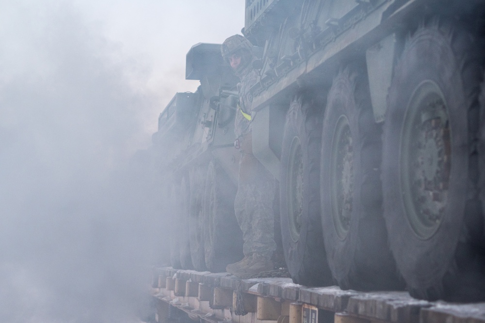 Arctic Wolves Conduct Railhead Operations at JBER