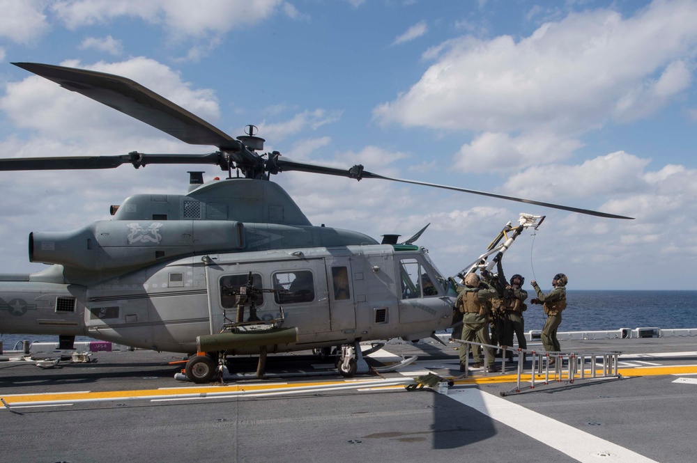 USS Bonhomme Richard (LHD 6) Conducts Flight Operations