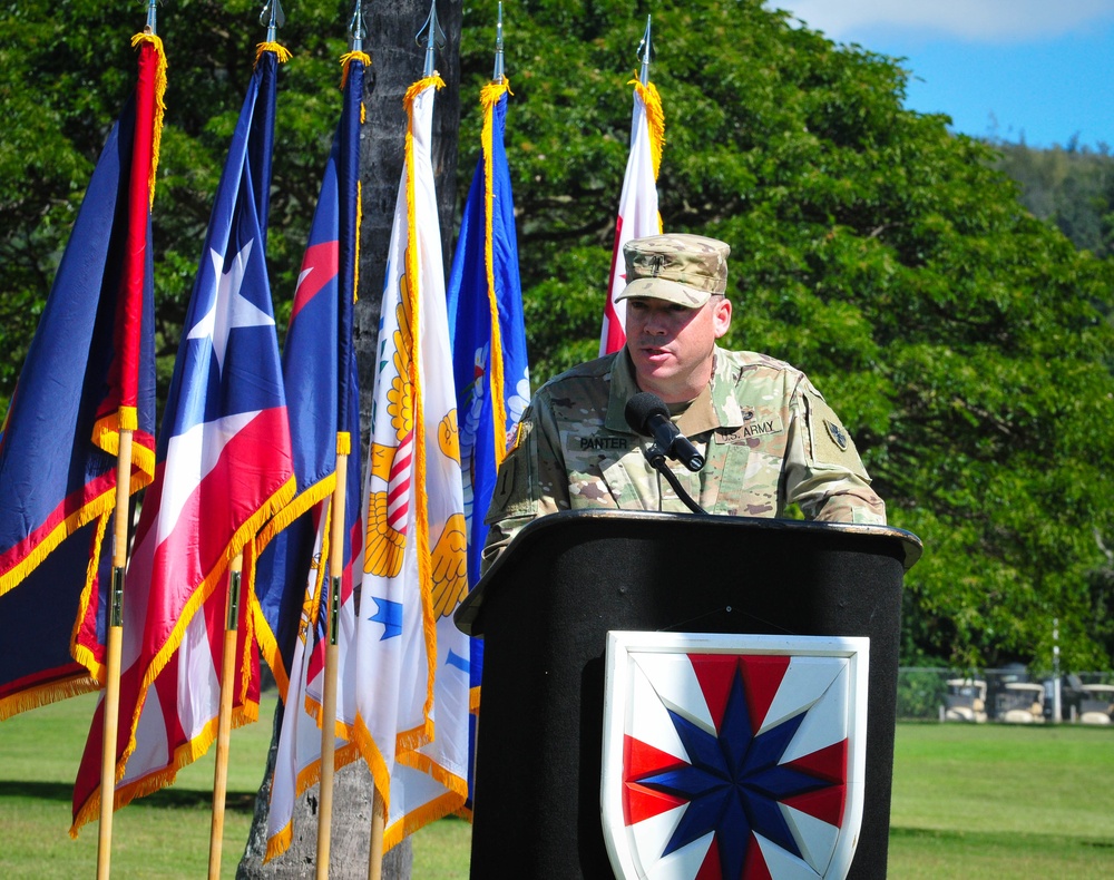 8th TSC holds Command Chief Warrant Officer change of responsibility ceremony
