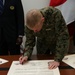 MCIPAC Commanding General signs Military Save Proclamation