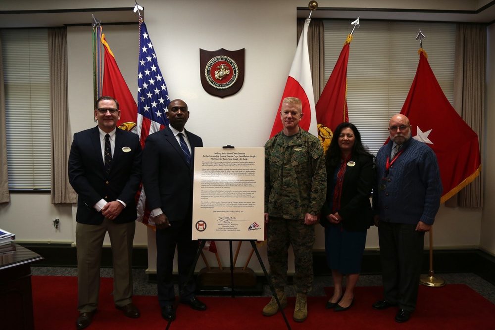 MCIPAC Commanding General signs Military Save Proclamation