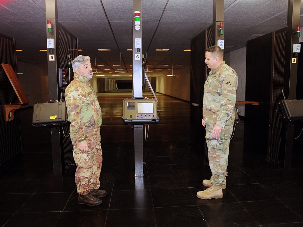 Training Support Activity Europe (TSAE) Director visits Folgore Brigade Training Areas
