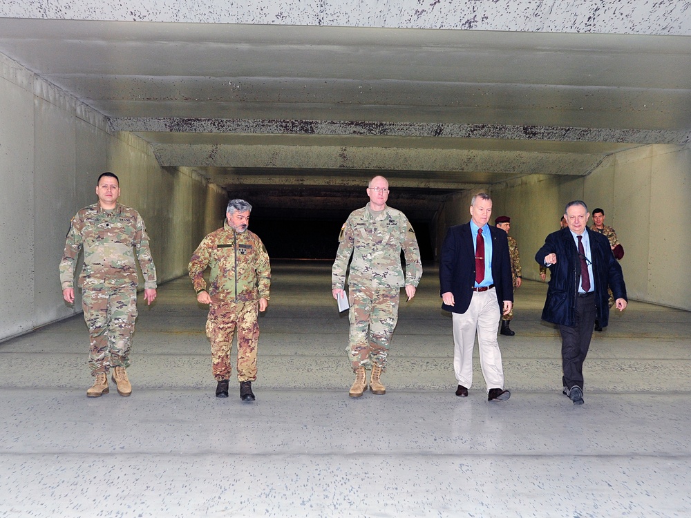 Training Support Activity Europe (TSAE) Director visits Folgore Brigade Training Areas