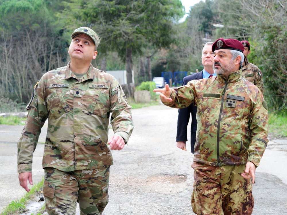 Training Support Activity Europe (TSAE) Director visits Folgore Brigade Training Areas