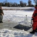 Cold-Weather Operations Course students battle icy conditions in cold-water immersion training at Fort McCoy