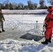 Cold-Weather Operations Course students battle icy conditions in cold-water immersion training at Fort McCoy