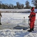 Cold-Weather Operations Course students battle icy conditions in cold-water immersion training at Fort McCoy