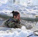 Cold-Weather Operations Course students battle icy conditions in cold-water immersion training at Fort McCoy