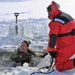 Cold-Weather Operations Course students battle icy conditions in cold-water immersion training at Fort McCoy