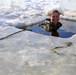 Cold-Weather Operations Course students battle icy conditions in cold-water immersion training at Fort McCoy