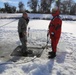 Cold-Weather Operations Course students battle icy conditions in cold-water immersion training at Fort McCoy