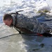 Cold-Weather Operations Course students battle icy conditions in cold-water immersion training at Fort McCoy