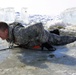 Cold-Weather Operations Course students battle icy conditions in cold-water immersion training at Fort McCoy
