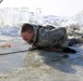 Cold-Weather Operations Course students battle icy conditions in cold-water immersion training at Fort McCoy