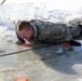Cold-Weather Operations Course students battle icy conditions in cold-water immersion training at Fort McCoy
