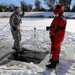 Cold-Weather Operations Course students battle icy conditions in cold-water immersion training at Fort McCoy