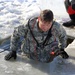 Cold-Weather Operations Course students battle icy conditions in cold-water immersion training at Fort McCoy