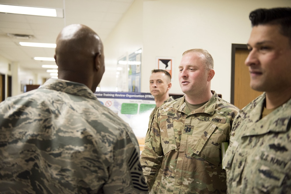 CMSAF #18 visits Sheppard AFB