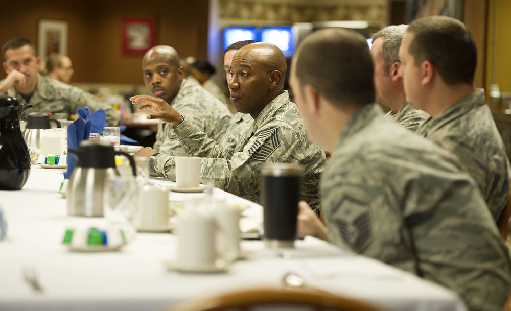 CMSAF #18 visits Sheppard AFB