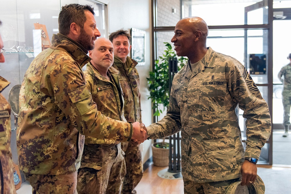 CMSAF #18 visits Sheppard AFB