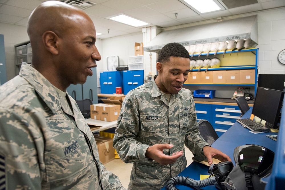 CMSAF #18 visits Sheppard AFB