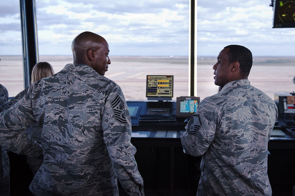 CMSAF #18 visits Sheppard AFB