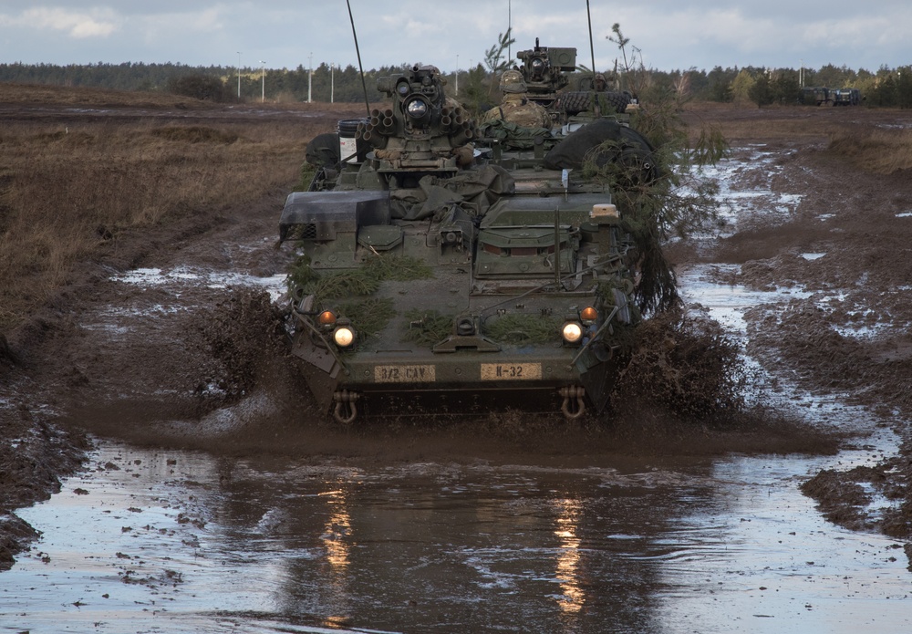 Battle Group Poland perform NATO live fire exercise