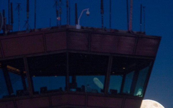 Supermoon rises over JBER