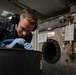 Sailor drains a hydralic reserve tank