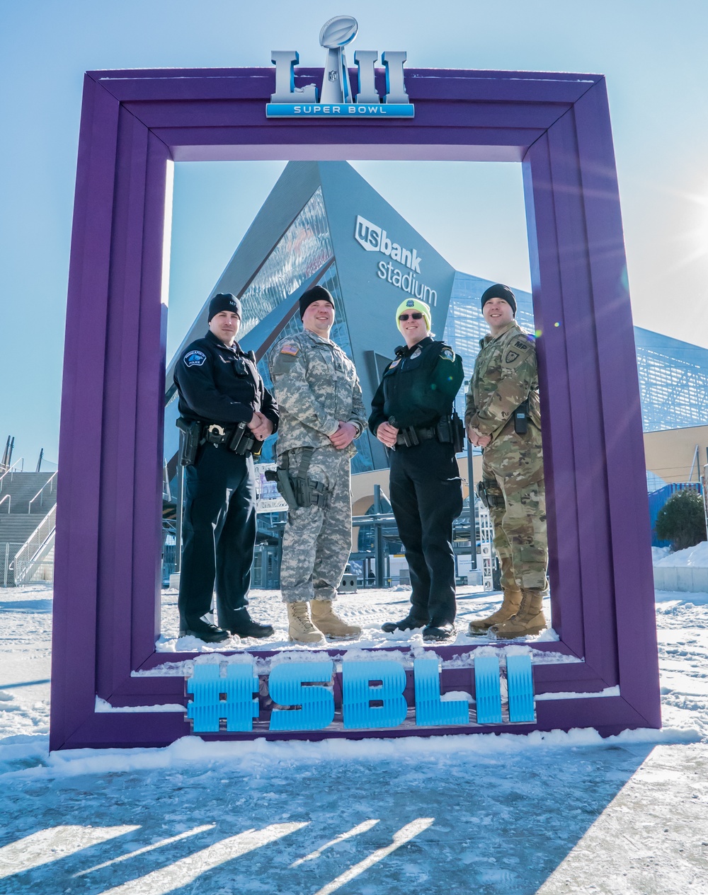 Minnesota National Guard supports Super Bowl 52