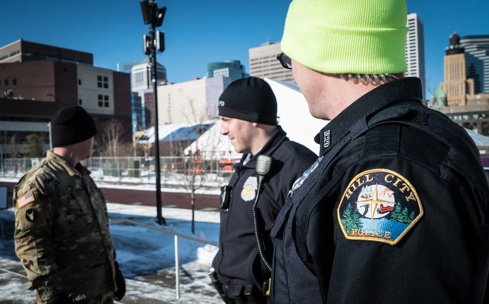 Minnesota National Guard supports Super Bowl 52