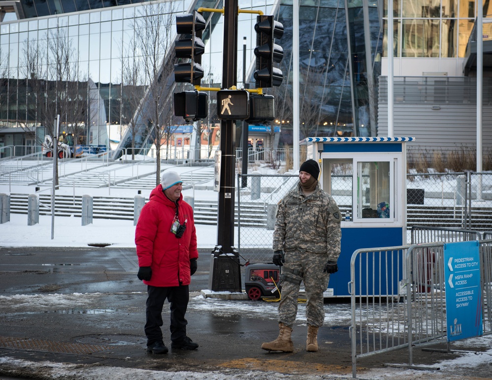 Minnesota National Guard supports Super Bowl 52