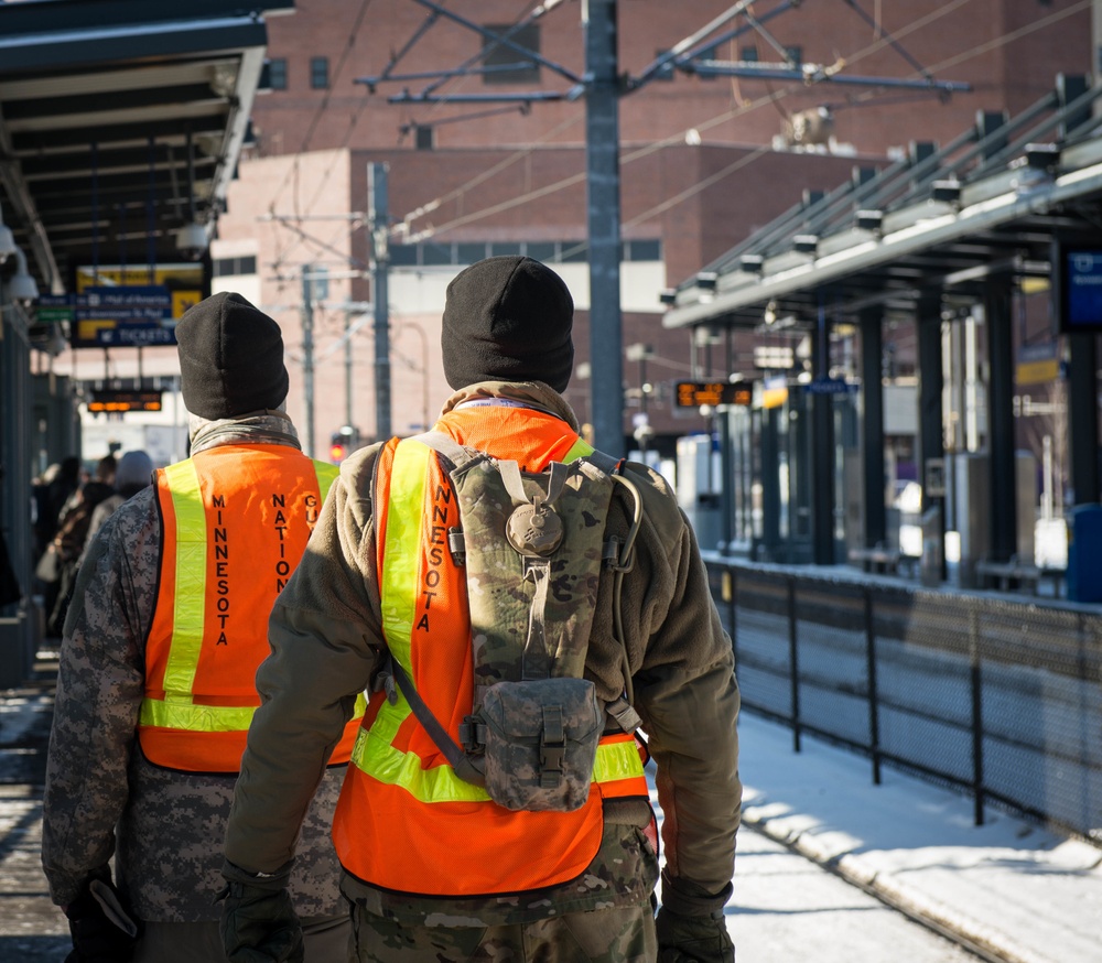 Minnesota National Guard supports Super Bowl 52