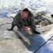 Cold-Weather Operations Course students battle icy conditions in cold-water immersion training at Fort McCoy