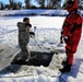 Cold-Weather Operations Course students battle icy conditions in cold-water immersion training at Fort McCoy