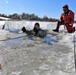 Cold-Weather Operations Course students battle icy conditions in cold-water immersion training at Fort McCoy